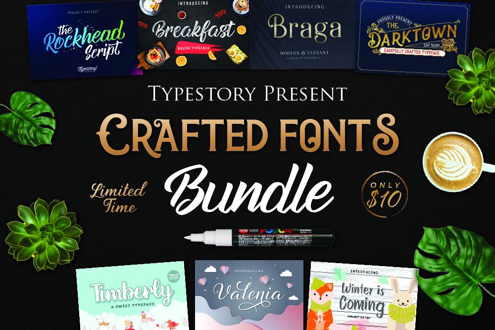 Crafted Font Bundle example image 1