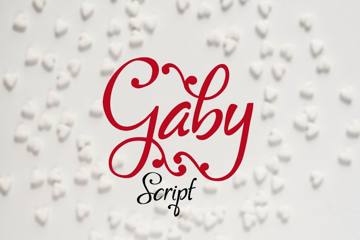 Gaby Font example image 1