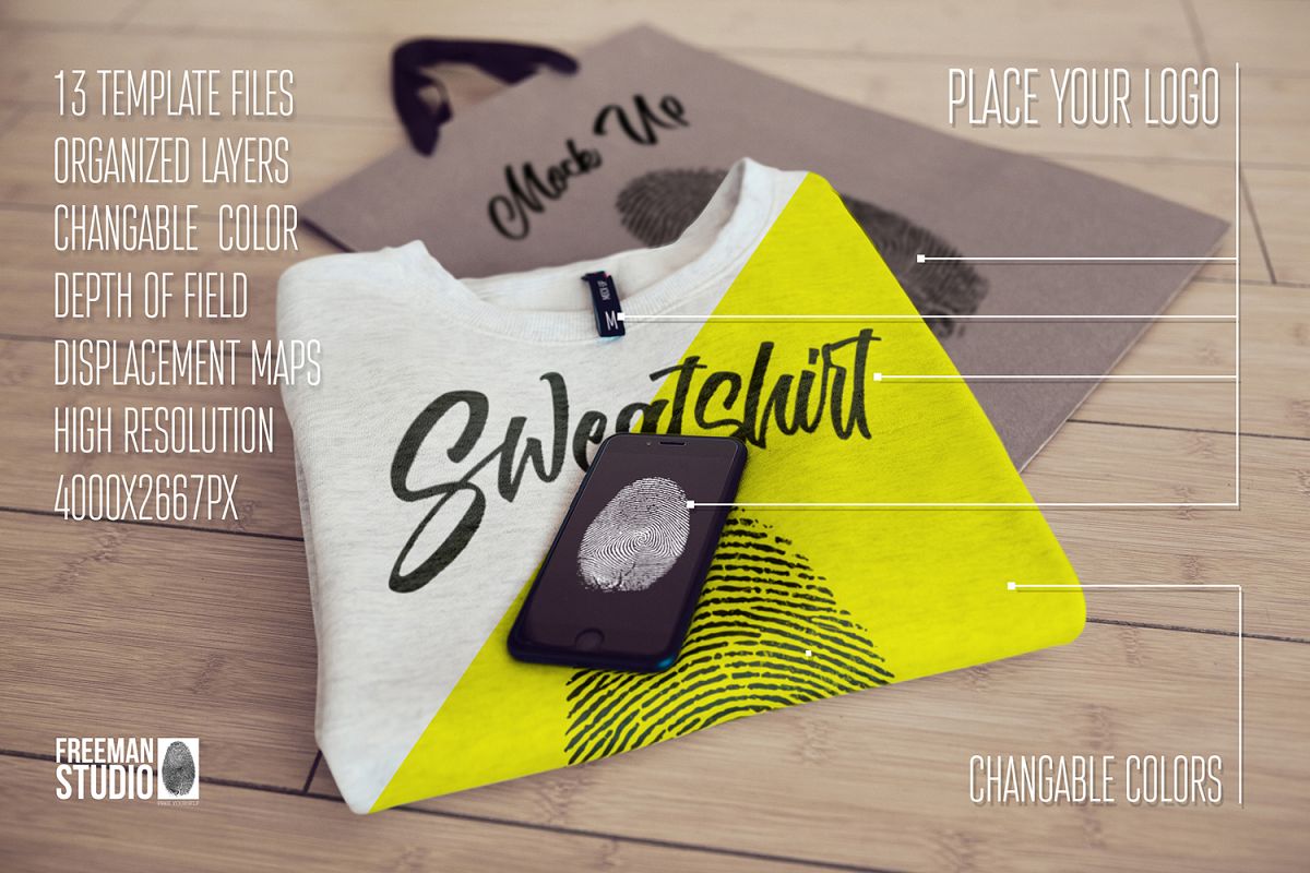 Sweatshirt Mock-Up Vol.5 example image 1