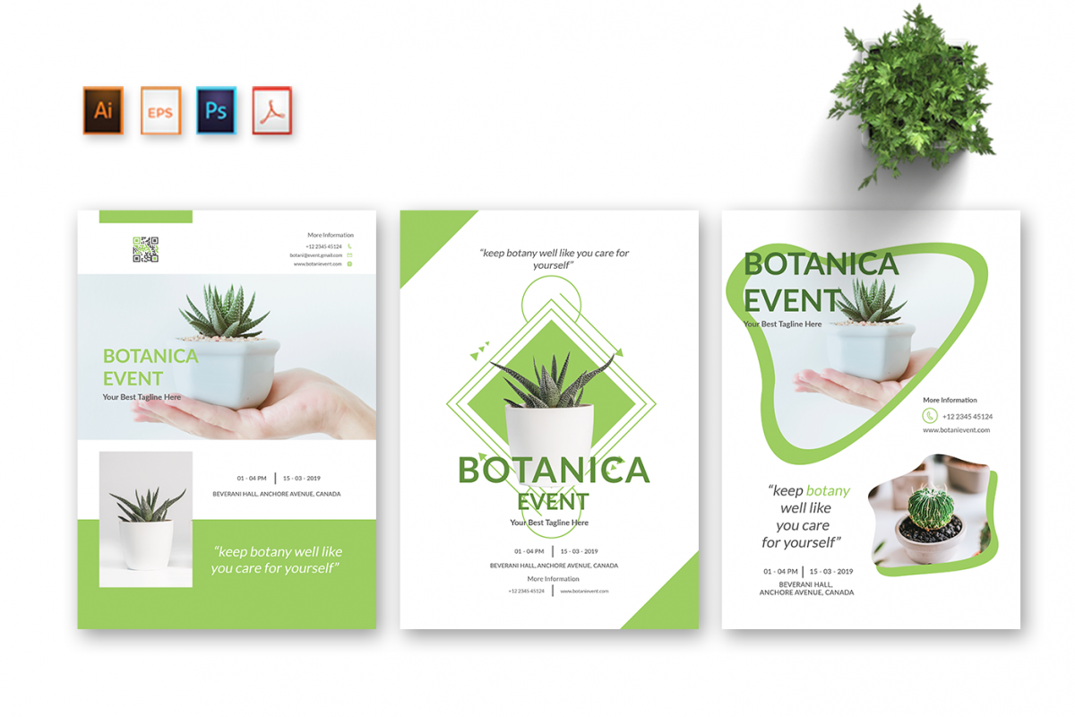 Botani Event Flyer & Poster example image 1