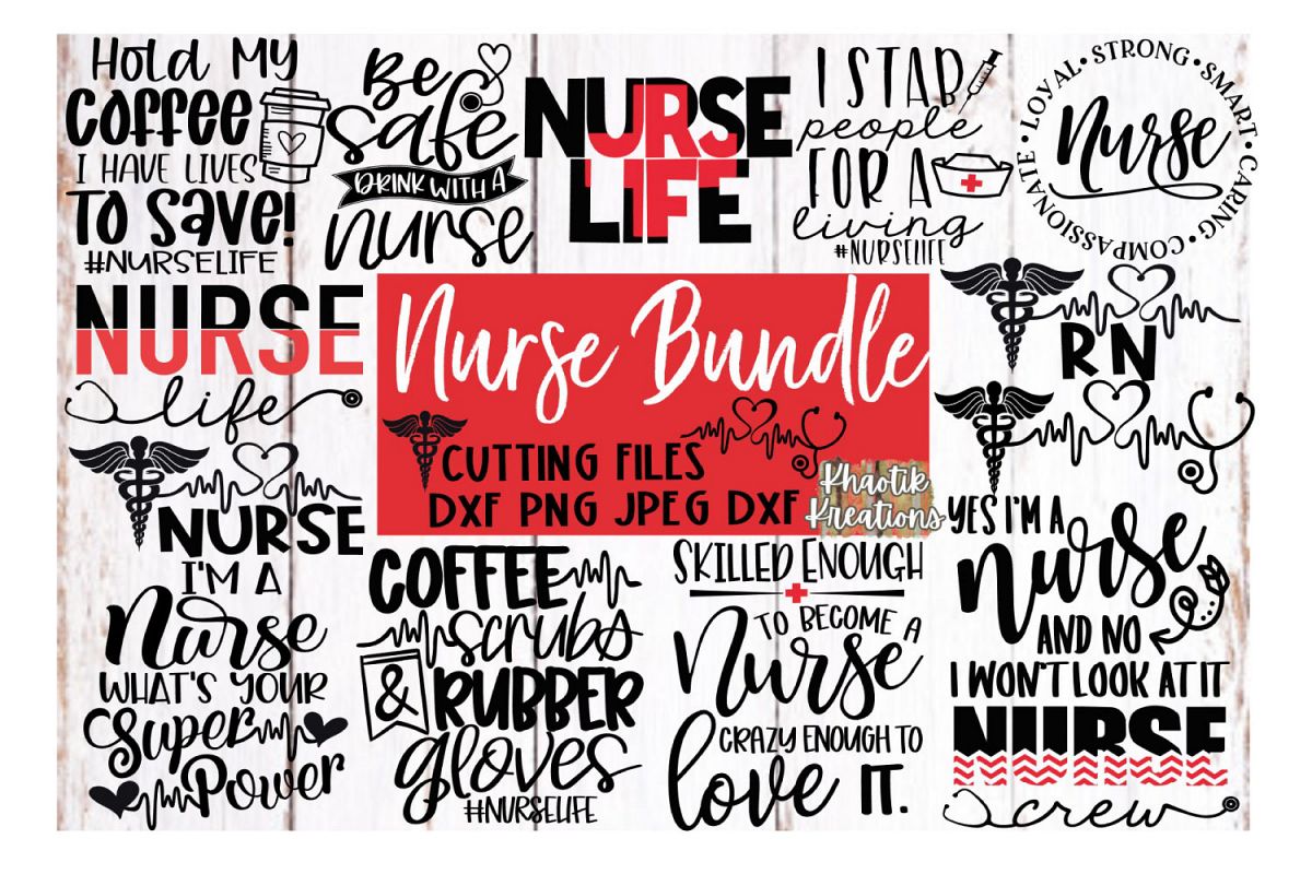 Download Nurse Bundle Svg, Nurse Svg, Funny Nurse Svg, Nurse Life Svg