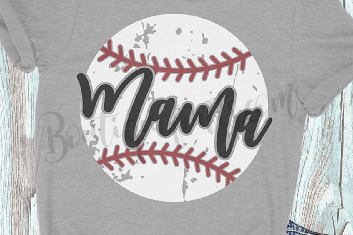 Baseball Mama SVG example image 1