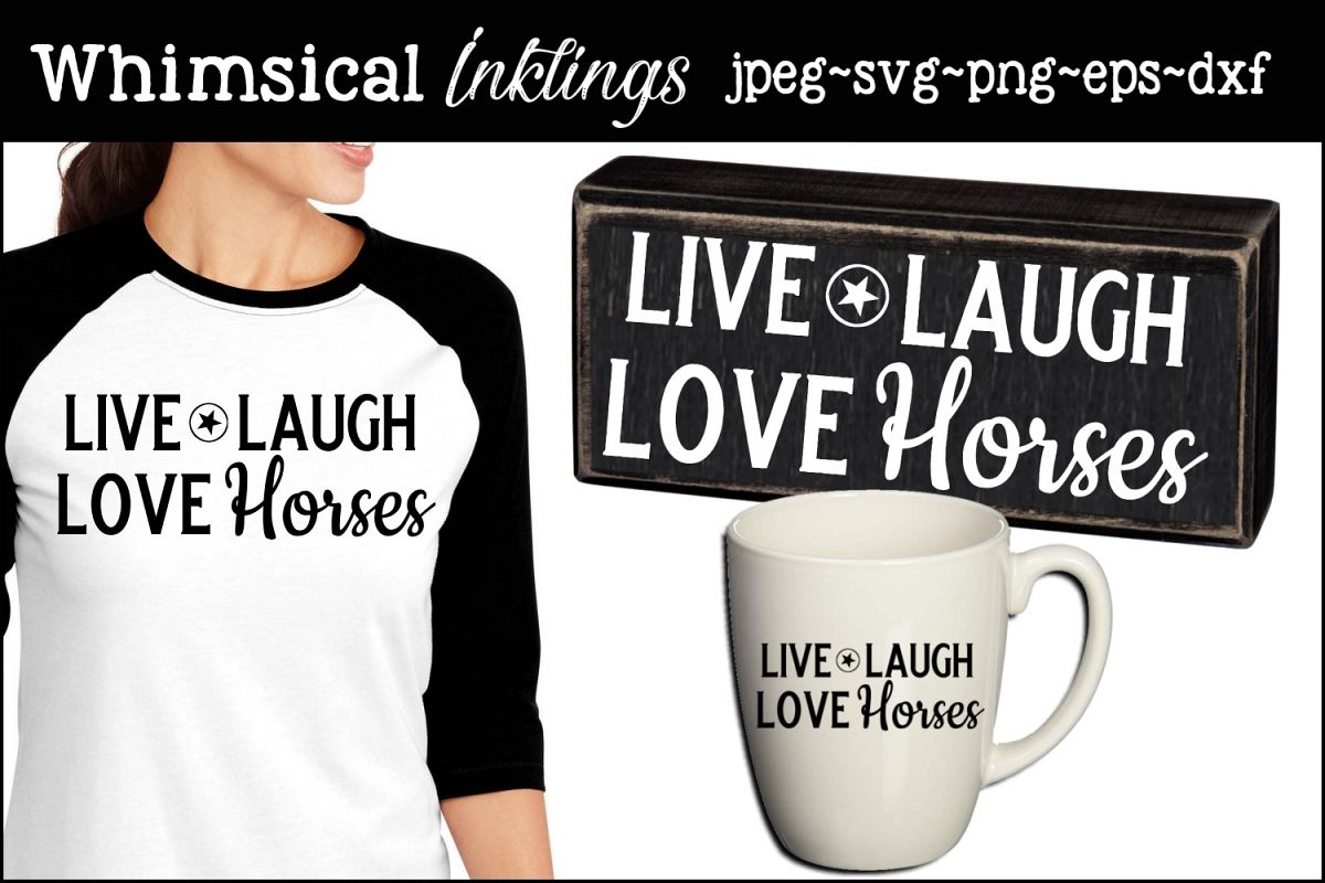 Love Horses SVG example image 1