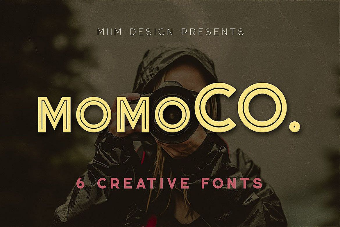 Momoco - Display Font example image 1