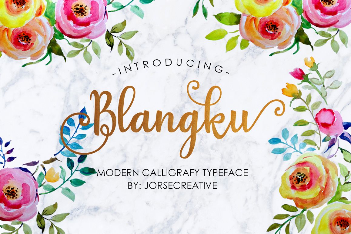 Blangku Font example image 1