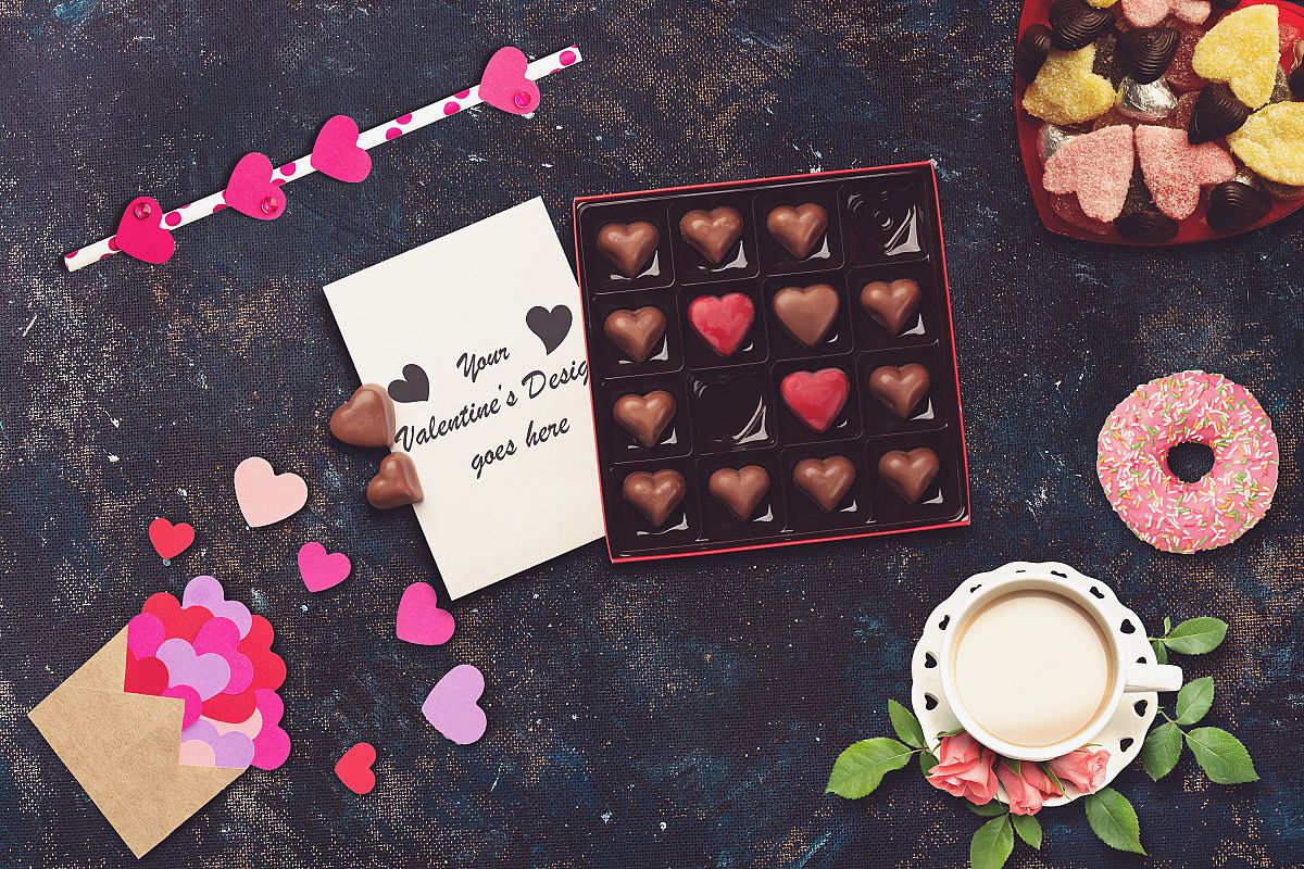 Valentine Card Mock-up #9 example image 1