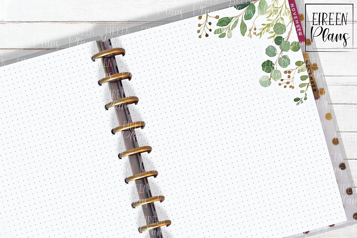 Set of greenery notes for the Classic Happy Planner example image 1