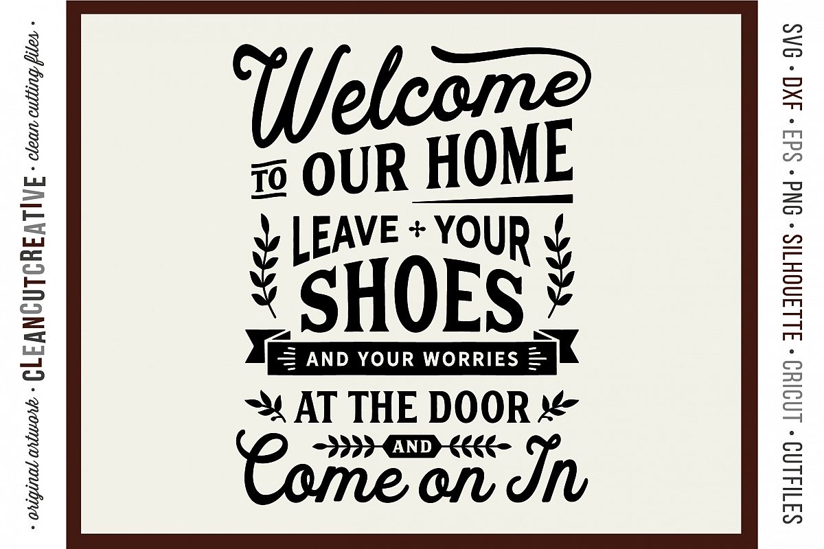 Leave Shoes and Worries at the Door - entry/mudroom sign ...