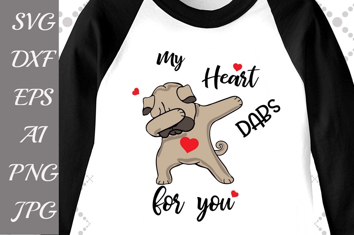 Dabbing Pug Svg example image 1
