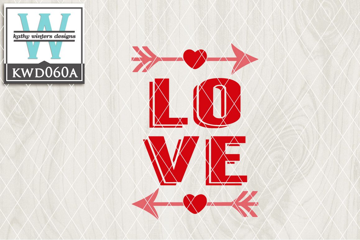 Valentines Cutting File KWD060A example image 1
