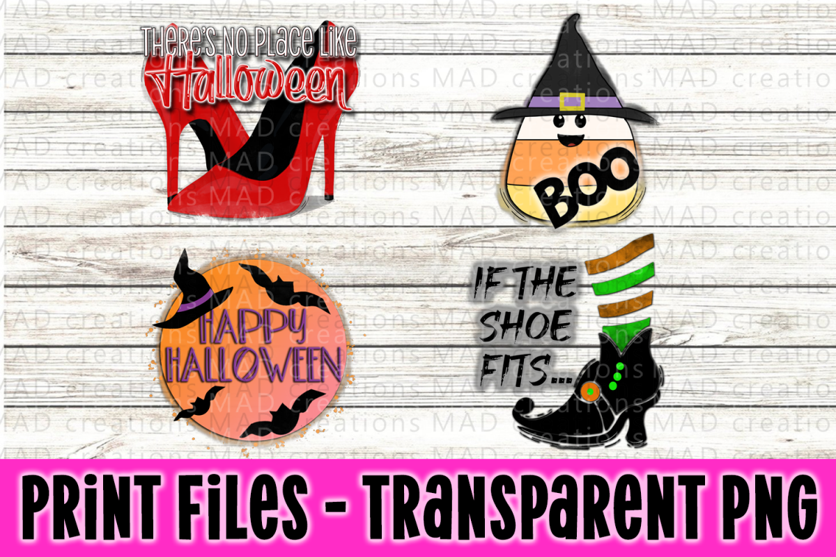 4 PNG Halloween Bundle - Print File example image 1
