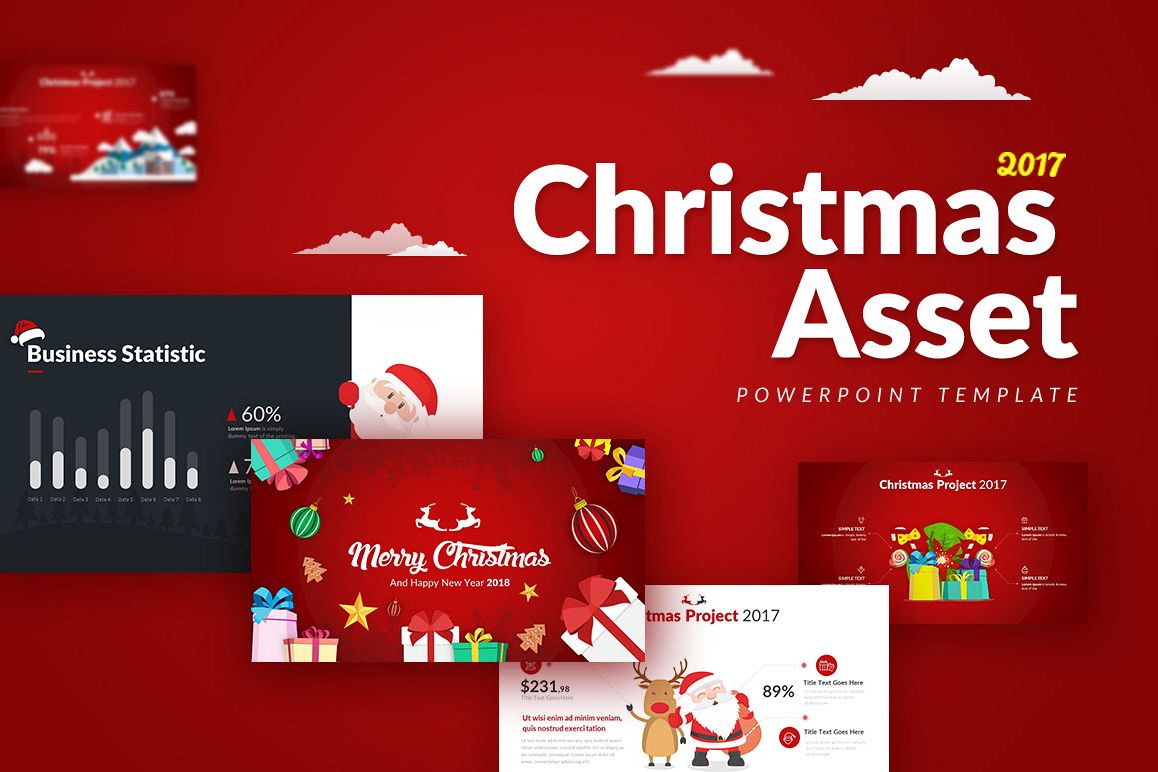 Christmas Asset - Powerpoint Template example image 1