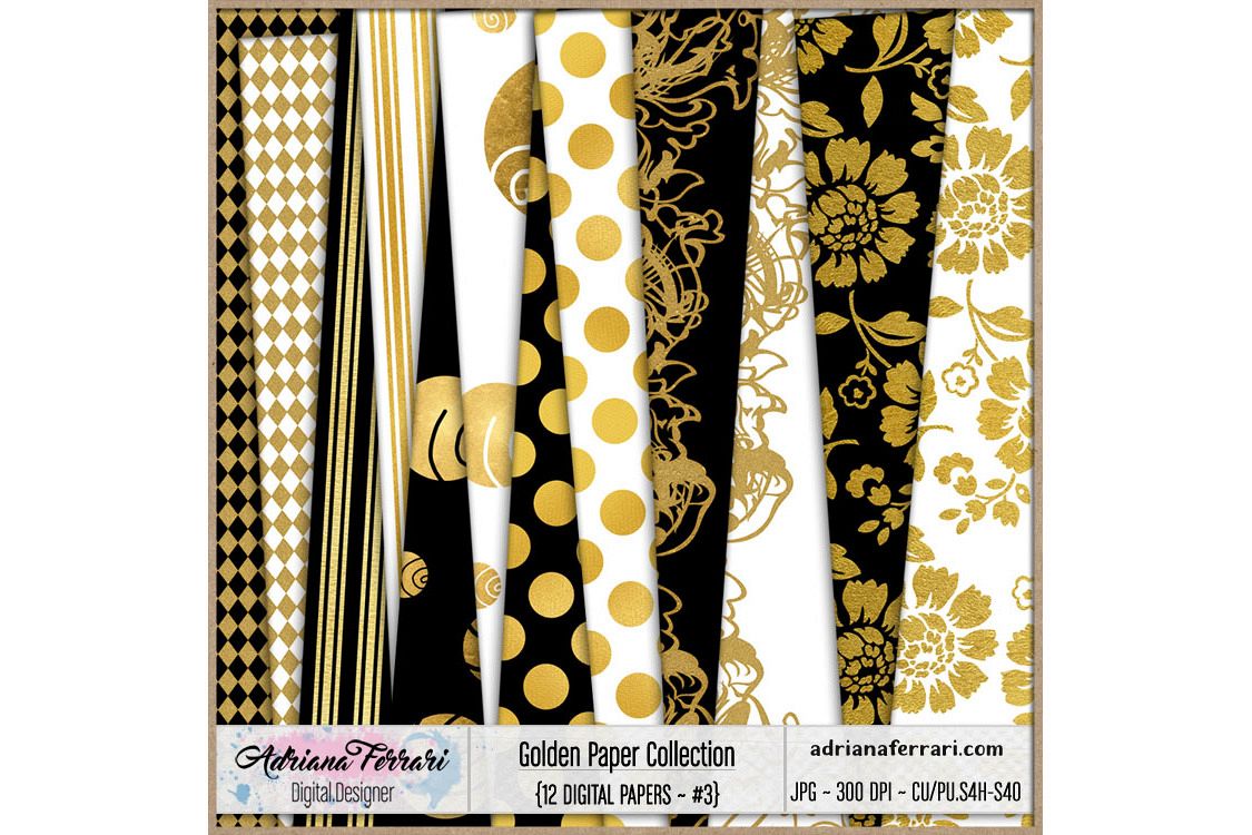 Golden Paper Collection - Paper 3 example image 1