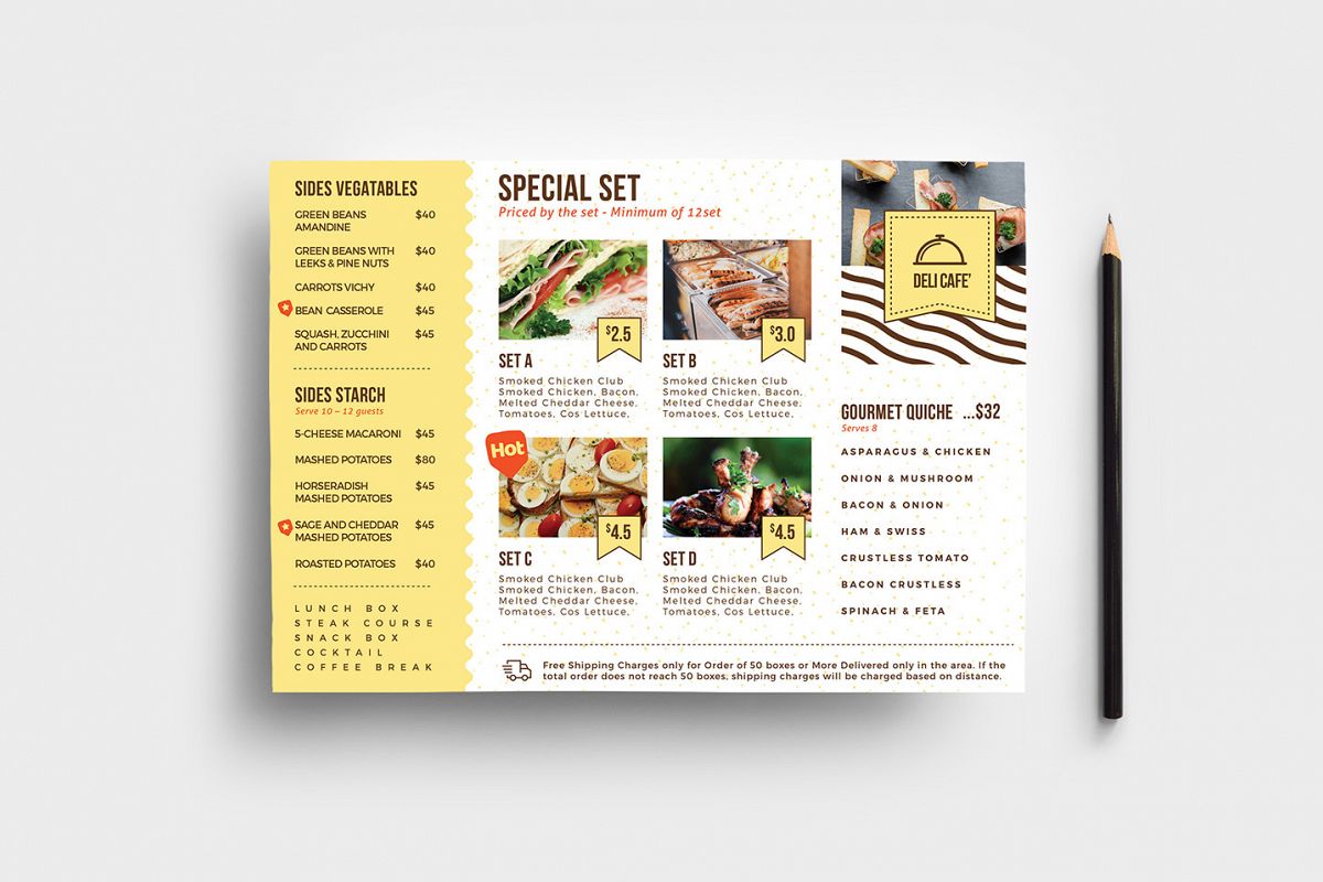Catering Service Flyer Template v2 example image 1