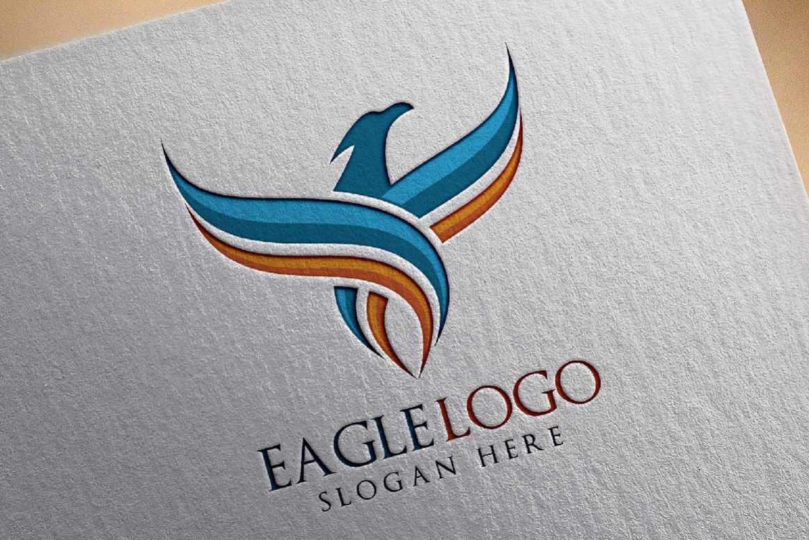 Eagle Fly Logo Template example image 1