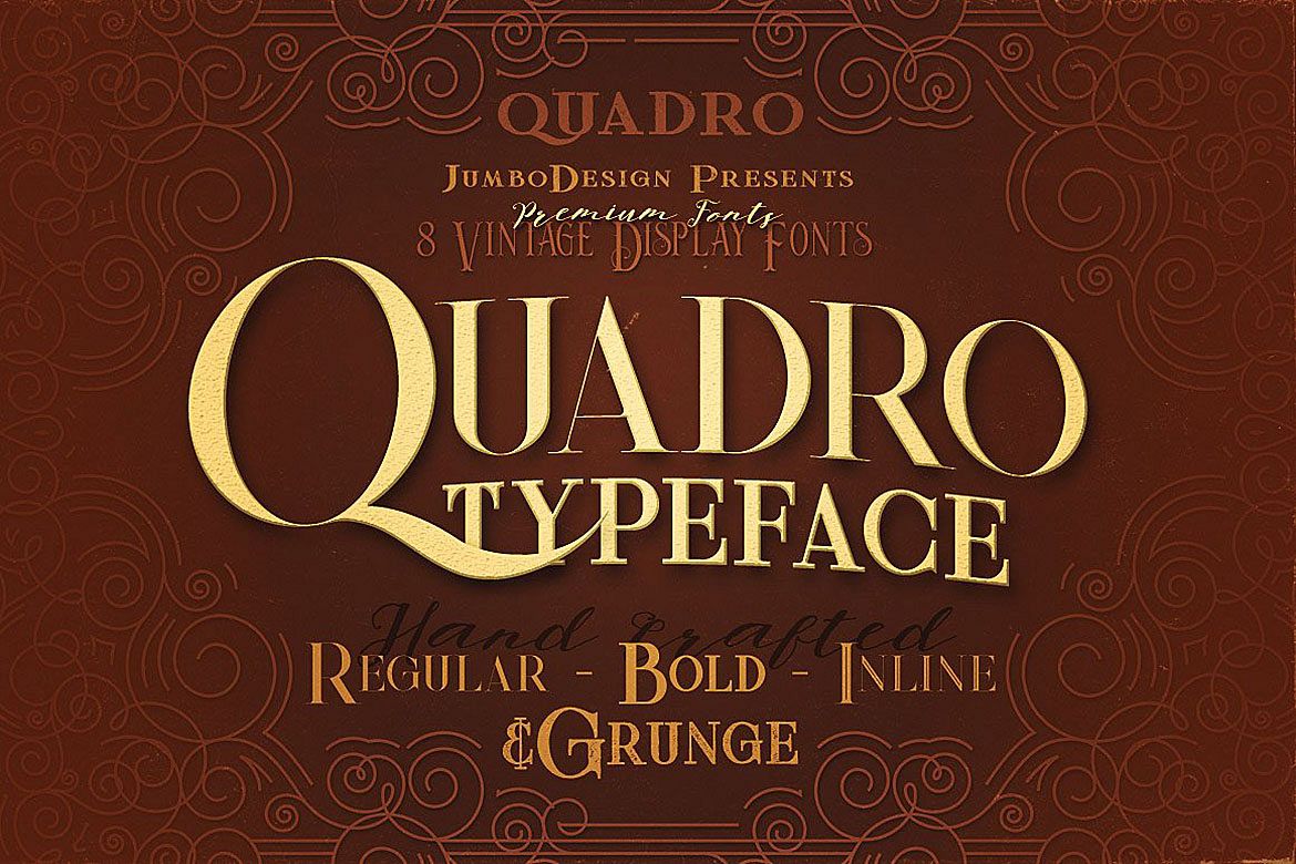 Quadro - Display Font example image 1