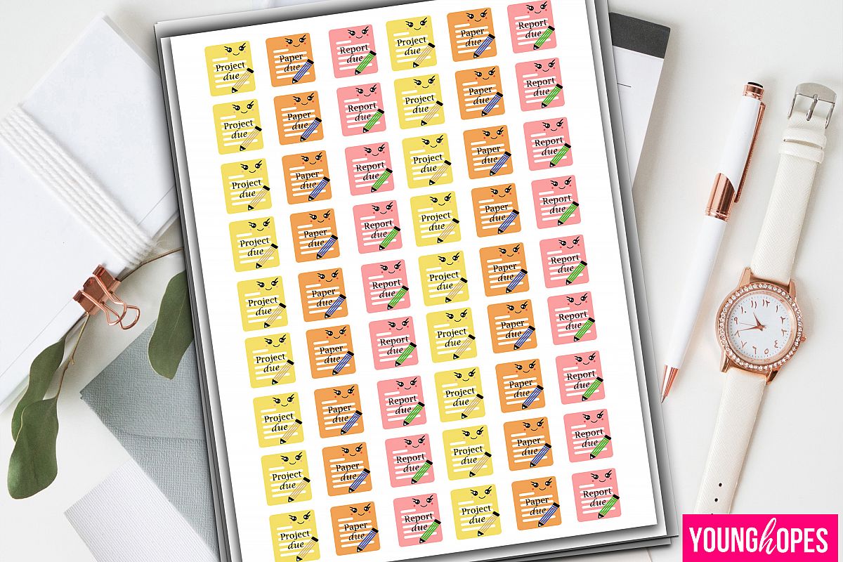 Student Planner Stickers example image 1