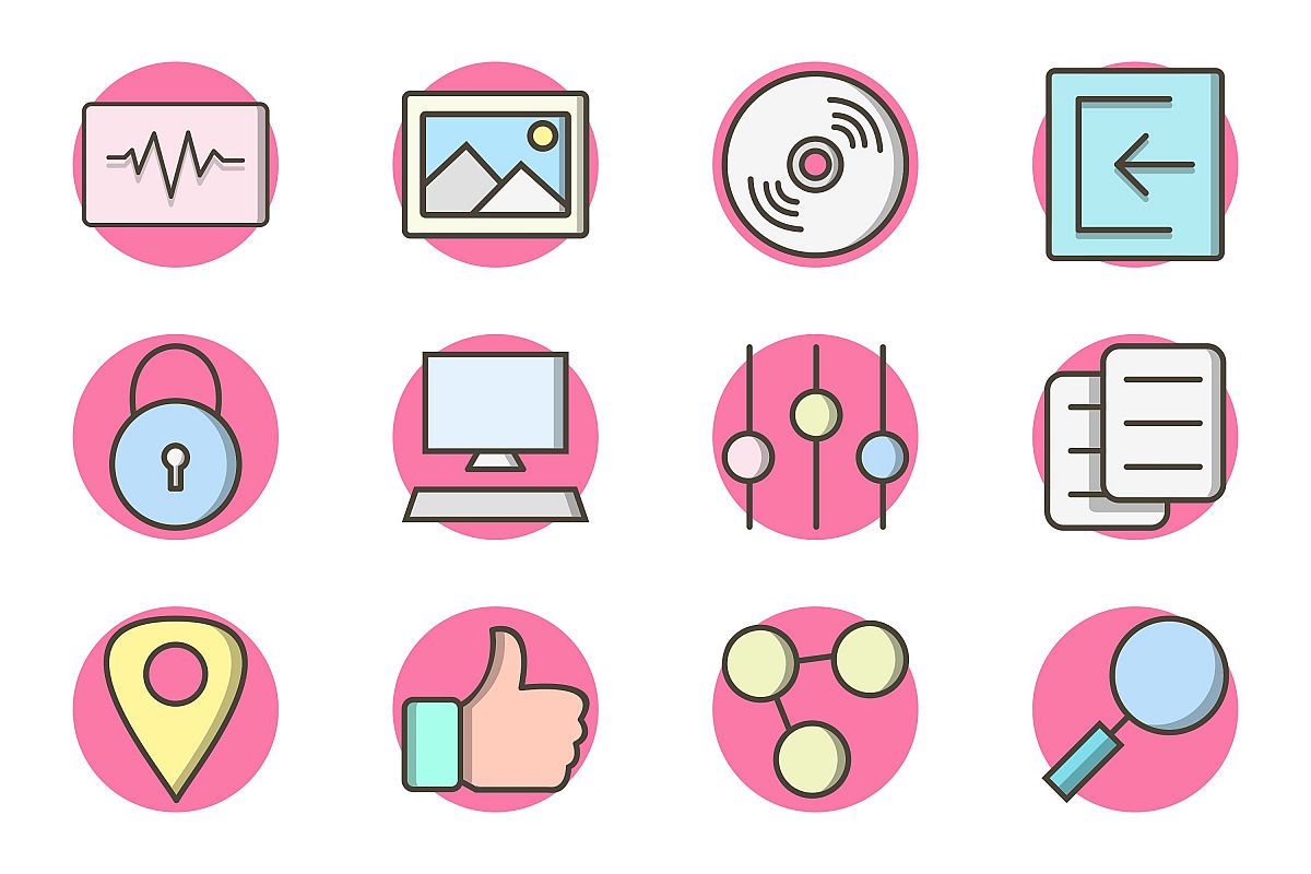 Set Of Multimedia Icons example image 1