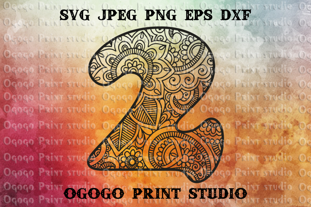 Free Mandala Numbers Svg 547 SVG PNG EPS DXF File