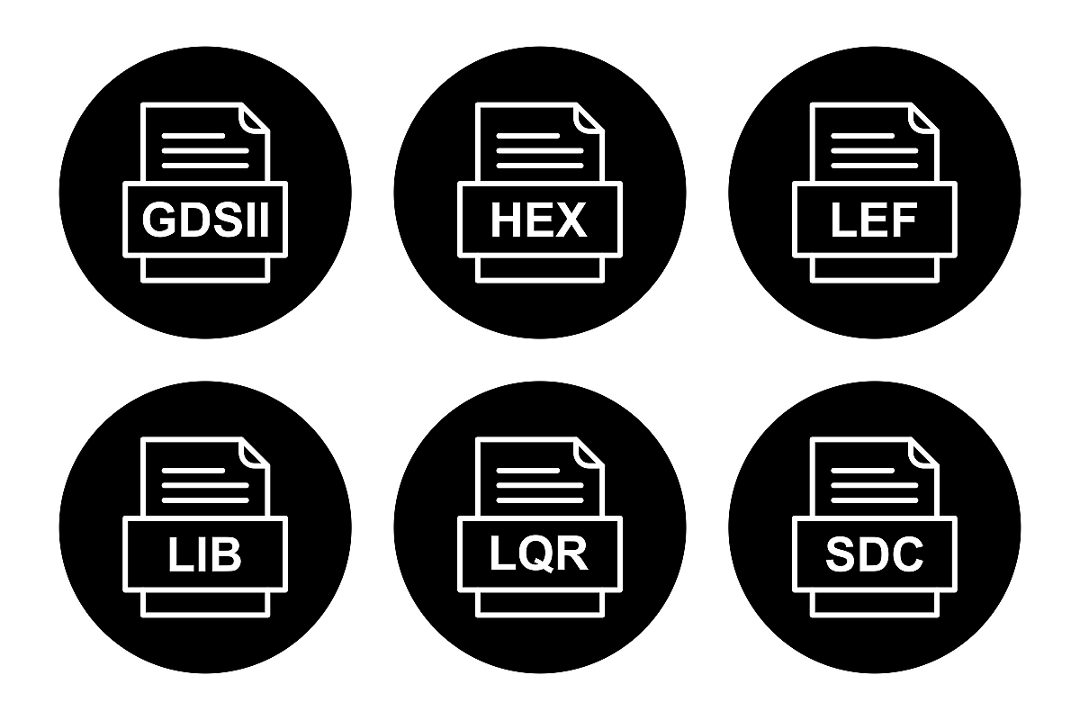 Set Of File Formats Icons example image 1