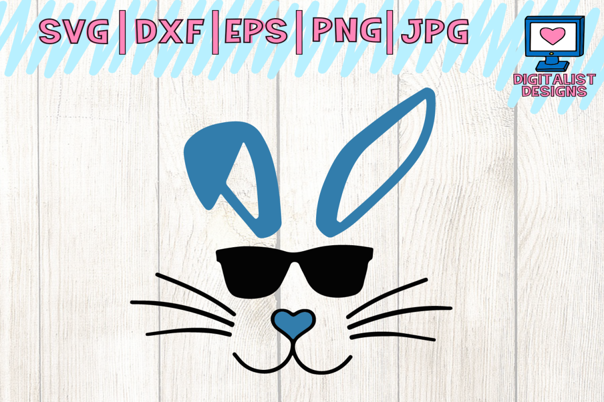 Download easter svg, bunny svg, easter bunny svg, bunny sunglasses