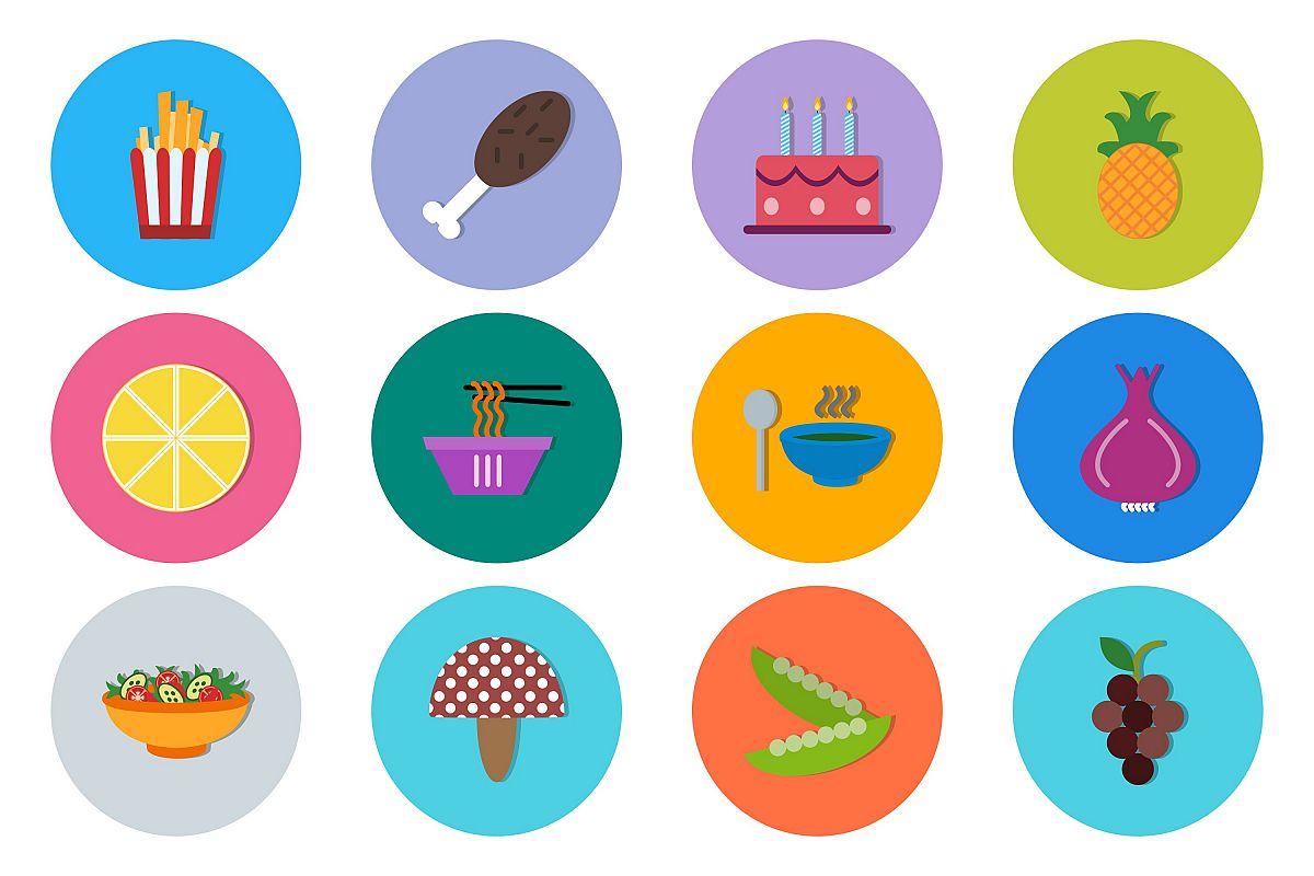 Set Of Food Icons example image 1