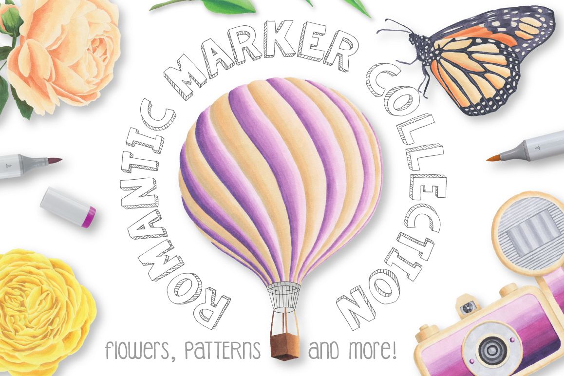 Romantic Marker Collection example image 1