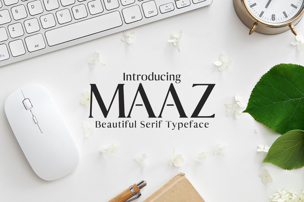 Maaz Serif 6 Fonts Family Pack example image 1