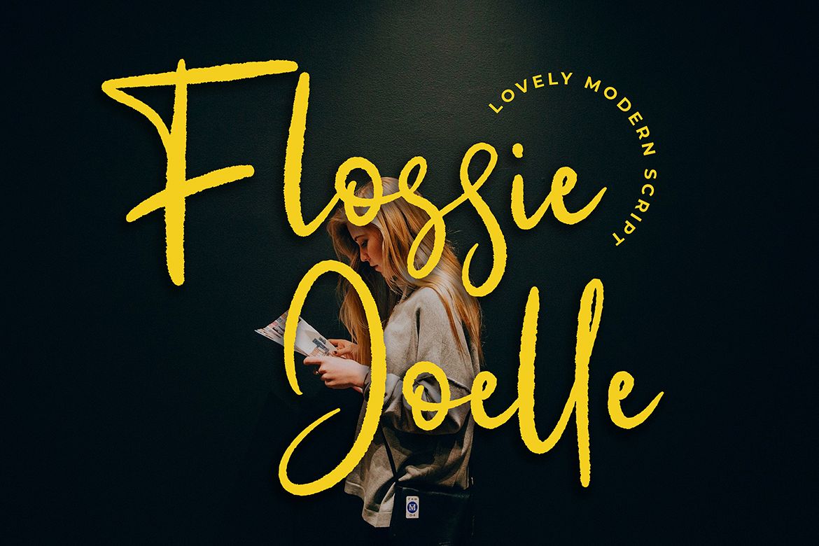 Flossie Joelle Modern Script Font example image 1