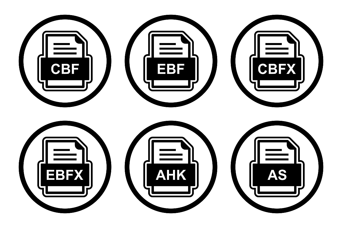Set Of File Formats Icons example image 1
