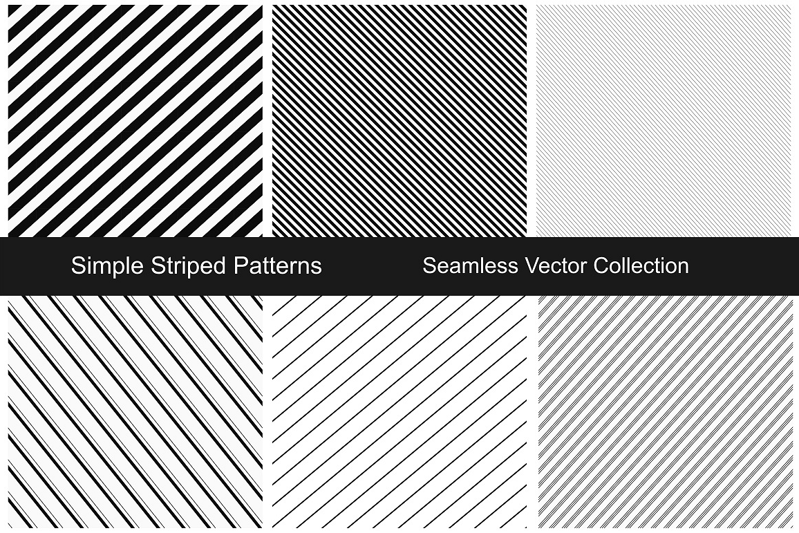 Striped seamless patterns. example image 1