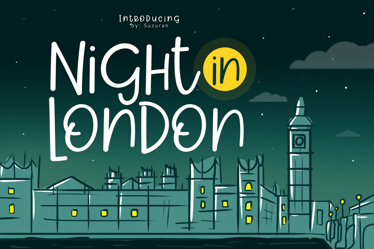 Night in London example image 1