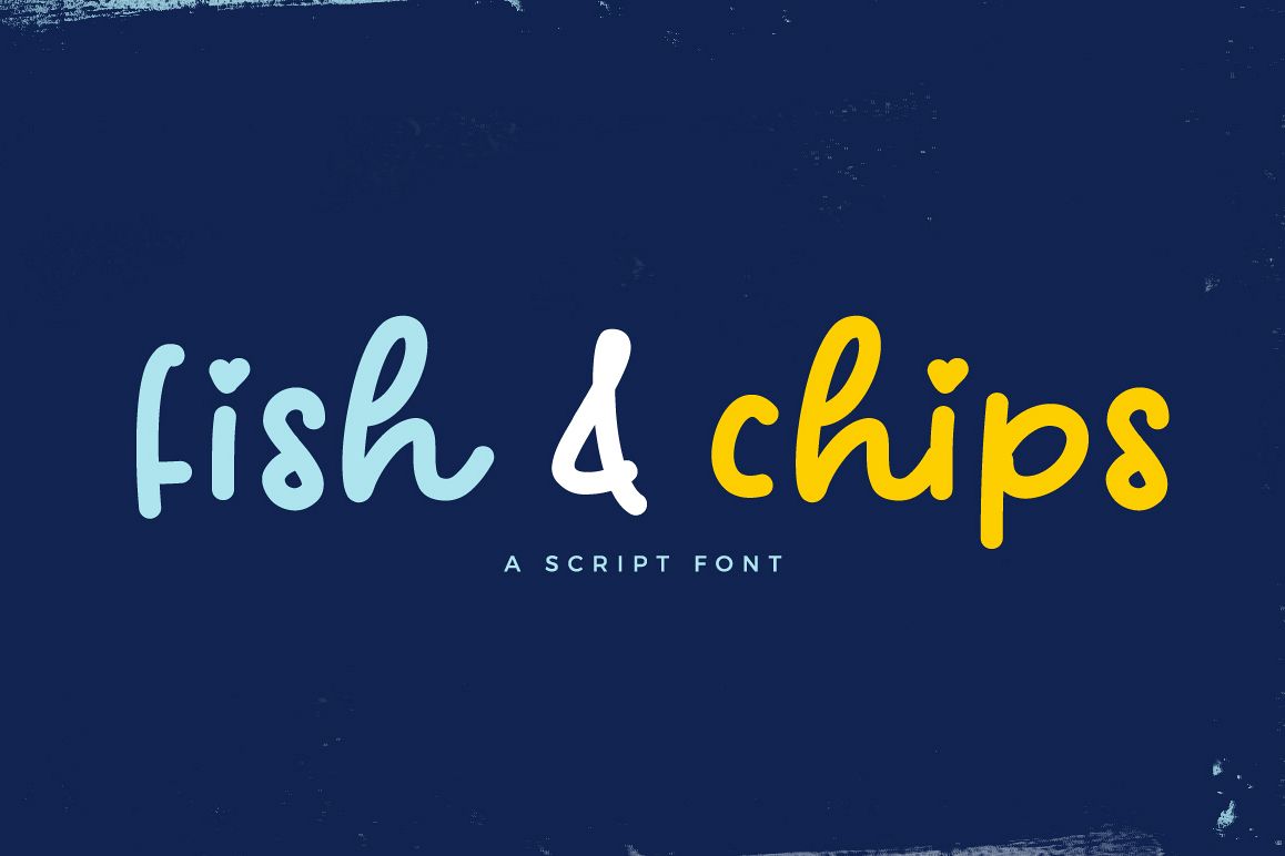 Fish & Chips Script Font example image 1