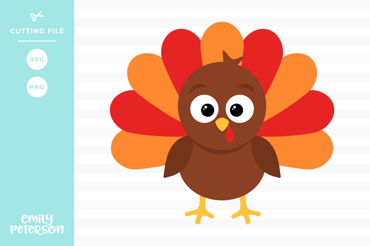 Download Turkey SVG by Emily Peterson Studio | Design Bundles