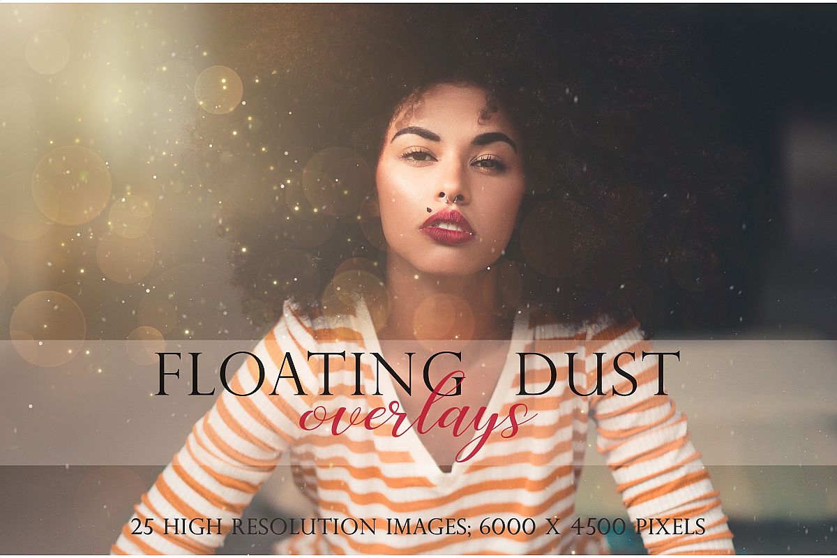 Floating dust photographic overlays example image 1