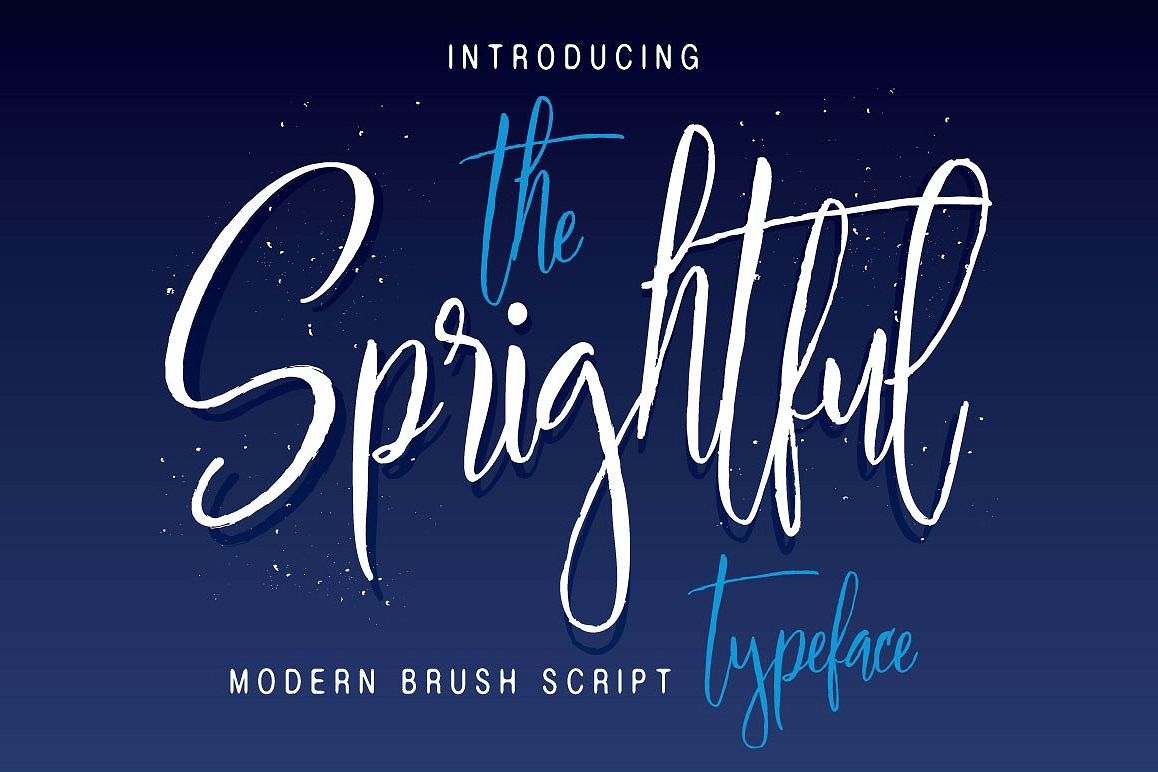 Sprightful Typeface example image 1