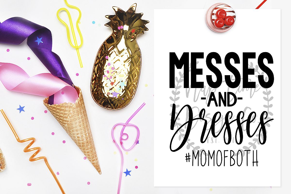 Messes and Dresses SVG example image 1
