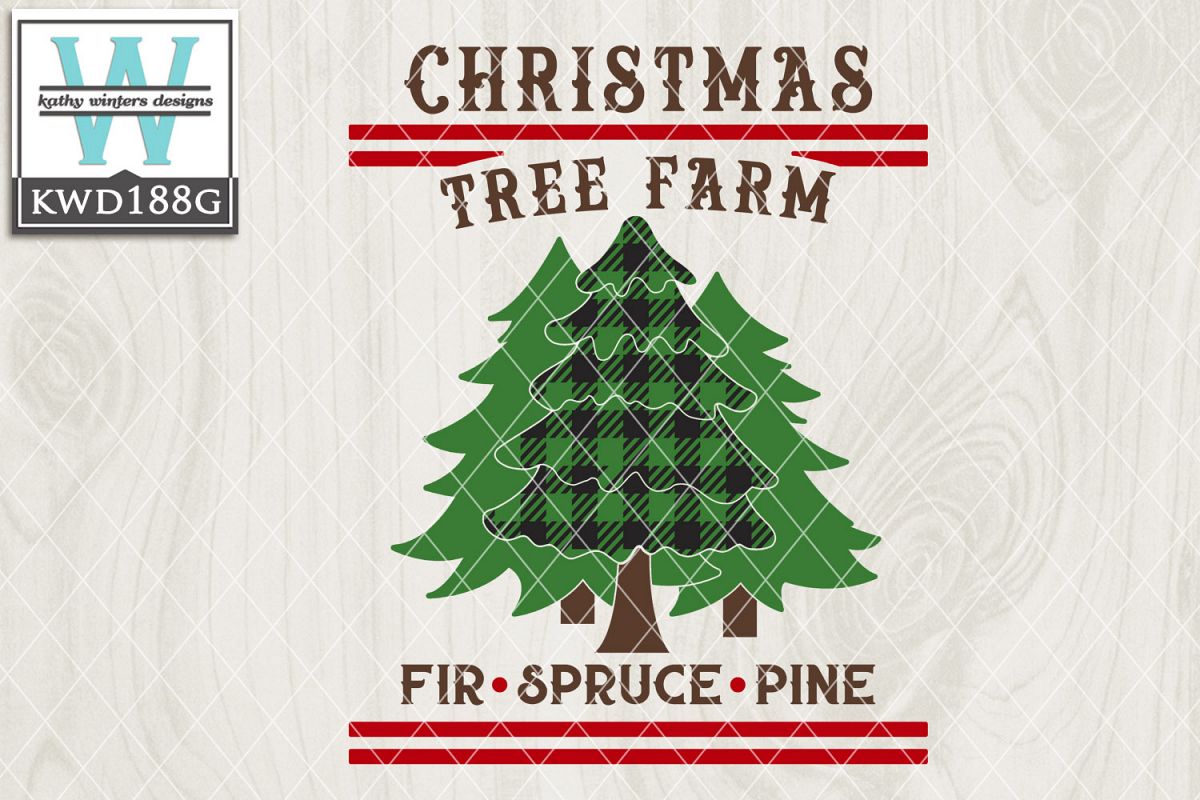 Christmas SVG - Christmas Tree Farm example image 1