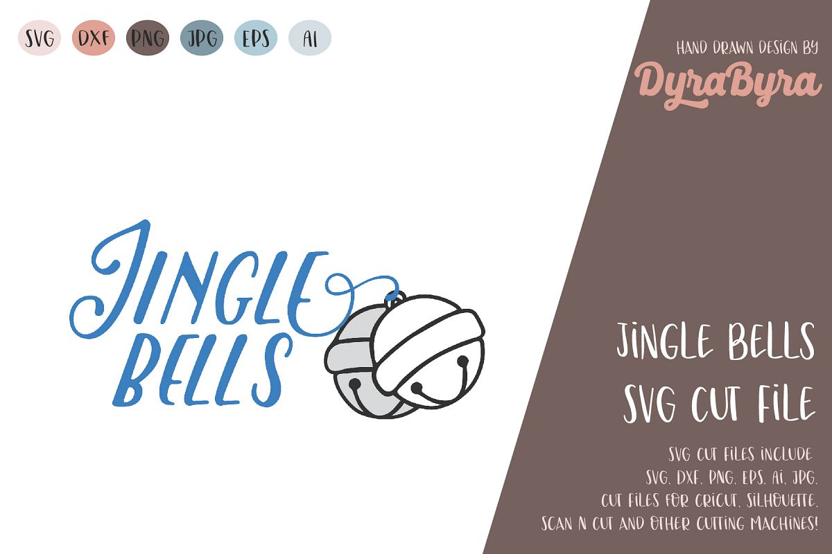 Jingle Bells SVG / Christmas SVG Cut File example image 1