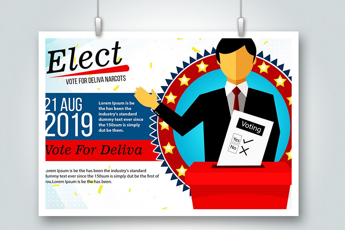 Election Voting Flyer Template example image 1