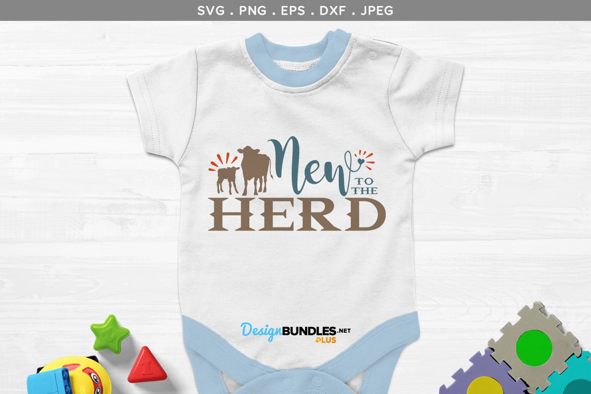 New to the Herd - svg & printable example image 1