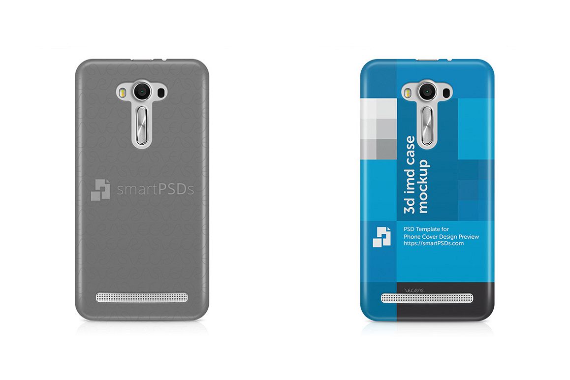 ASUS Zenfone 2 Laser ZE550KL 3d IMD Mobile Case Design Mockup 2015 example image 1