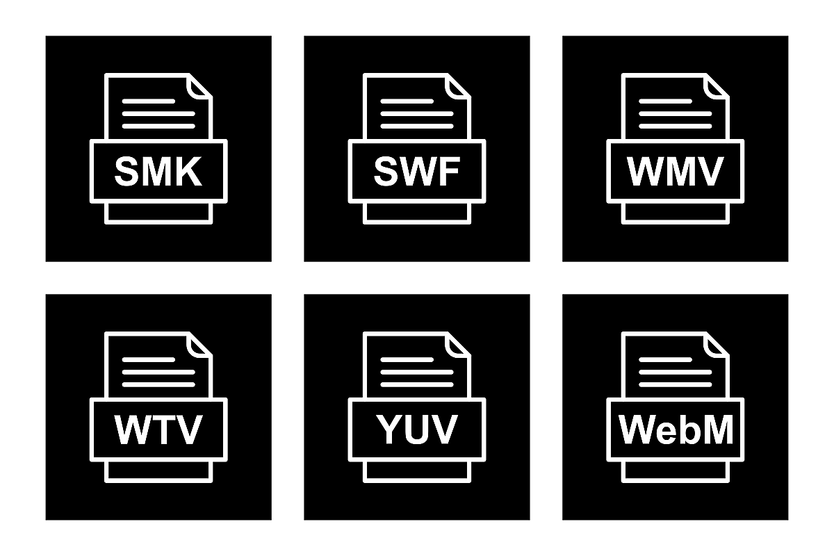 Set Of File Formats Icons example image 1