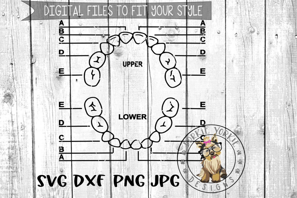 Tooth Fairy Printable Chart - SVG cut file example image 1