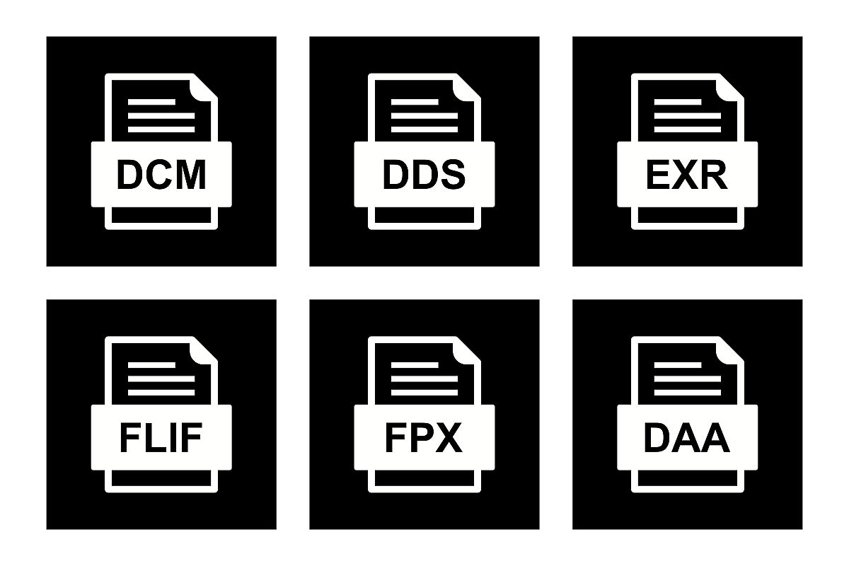 Set Of File Formats Icons example image 1