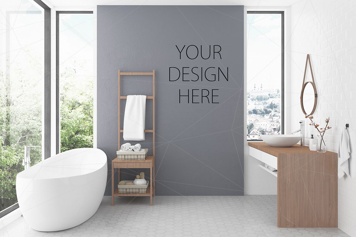 Download Interior mockup bundle - bathroom background (104532 ...