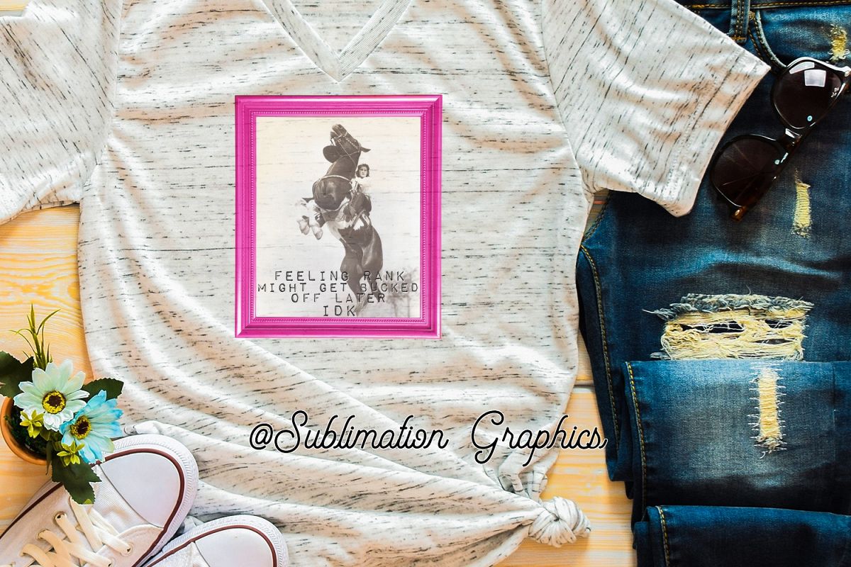 Feeling Rank Sublimation Digital Download example image 1