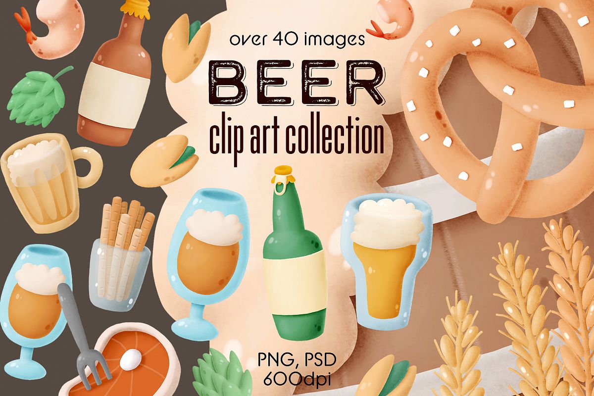 Beer clip art collection example image 1