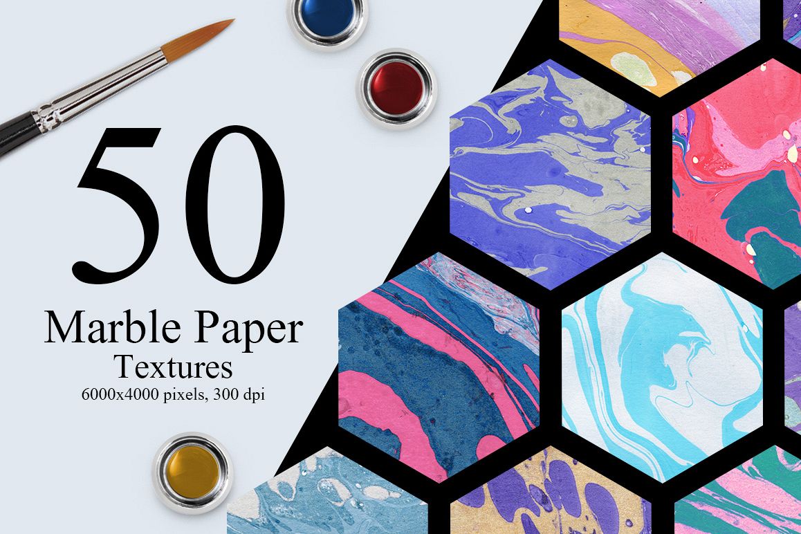 50 Marble Paper Textures example image 1