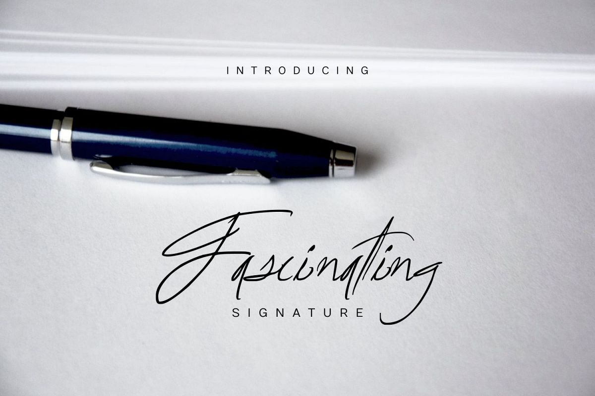 Fascinating Signature example image 1